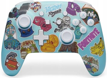 PowerA SWITCH Enhanced Fortnite Sticker Mania NSGP0290-01 - zdjęcie 6