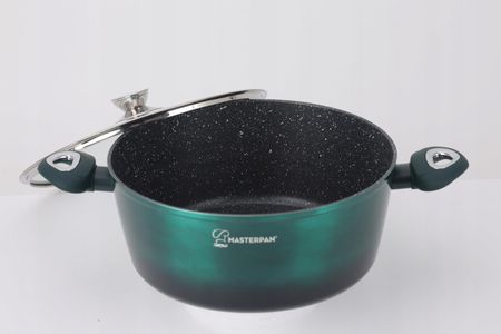 Masterpan Zestaw Komplet Garnków Marmurkowych Garnki 8 El - zdjęcie 6