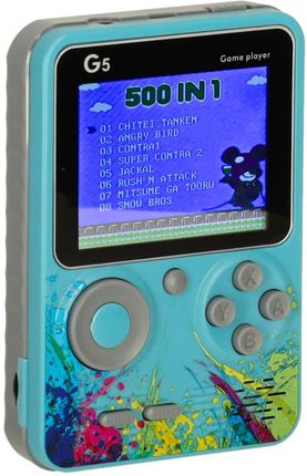 G5 Mini przenośna retro Niebieska KX3369_1 - zdjęcie 2