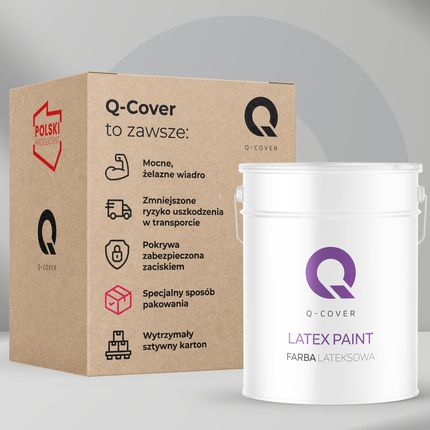 Q-Cover Farba Lateksowa Ścienna Cytrynowy H7276 10L Mat - zdjęcie 2