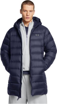 Kurtka męska Under Armour Legend Down Parka Rozmiar: XL / Kolor: niebieski - zdjęcie 3