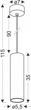 Candellux Conti 31-28419 Lampa wisząca żyrandol lampa wisząca - zdjęcie 3