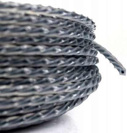 Żyłka Tnąca Do Głowicy Kosy Spalinowej Podkoszarka 3.0MM Zbrojona Karbowana - zdjęcie 4