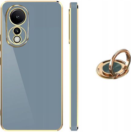 Etui Glamour Ring Do Oppo A78 5G Szkło - zdjęcie 2