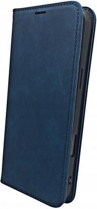 Etui Z Klapką Smart Suede Samsung Galaxy A54 5G Granatowe Szkło - zdjęcie 2
