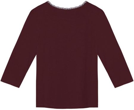 MEFEMI BLUZKA MARGOT 3/4 BURGUND - zdjęcie 2