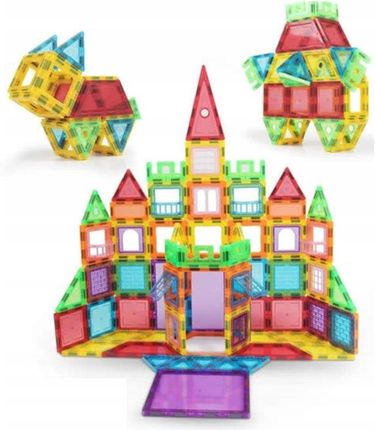 Aig Duże Klocki Magnetyczne Konstrukcyjne Kafelki Panele Magnetic Tiles Zestaw - zdjęcie 5