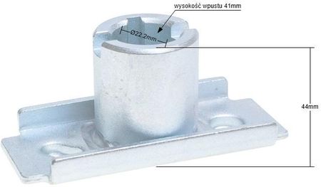 Cedrus Parts Adapter Kosiarki Nac Xg410Ss Wał 22.2mm Wys. 44mm Nz04 - zdjęcie 3