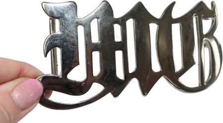 Klamra Bezniklowa Do Paska Sprzączka Pełna Blaszka Z Bolczykiem 40 mm Metalowa Solidna Z Połyskiem KBOL40/79