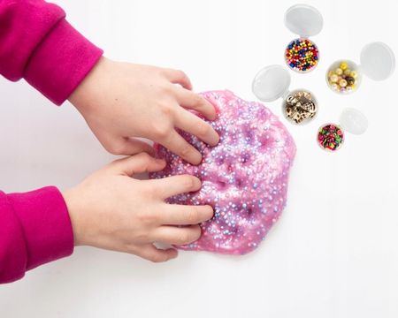 Regmag Laboratorium Slime Duży Zestaw Dla Dzieci Gluty Akcesoria Ozdoby 71W1 Zd-07 - zdjęcie 3