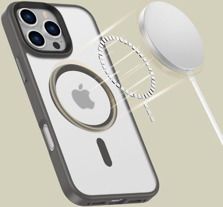 Etui TECH-PROTECT MagMat MagSafe do Apple iPhone 16 Pro Max Tytanowy - zdjęcie 4