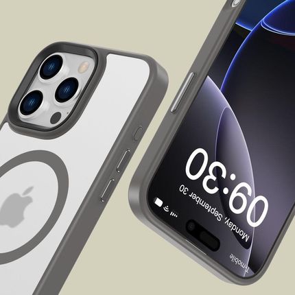 Etui TECH-PROTECT MagMat MagSafe do Apple iPhone 16 Pro Max Tytanowy - zdjęcie 2