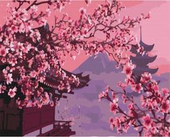 Zdjęcie Brushme Sakura W Japoni Zestaw Do Malowania Po Numerach 40X50Cm - Nieszawa