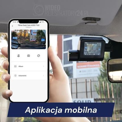 70Mai Wideorejestrator A200 Set + Karta 64Gb MIDRIVEA2001SD - zdjęcie 2