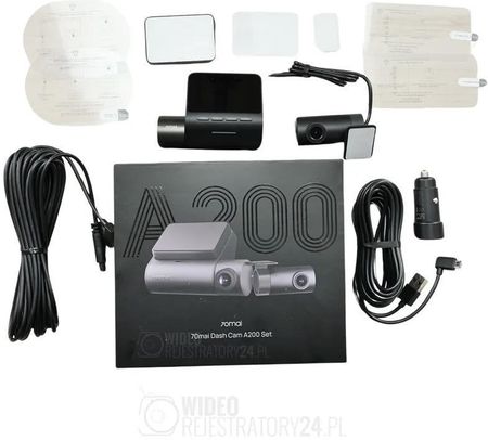 70Mai Wideorejestrator A200 Set + Karta 64Gb MIDRIVEA2001SD - zdjęcie 3