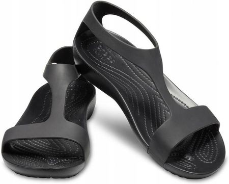 SANDAŁY DAMSKIE CROCS SERENA KLAPKI CZARNE R.42,5 - zdjęcie 2