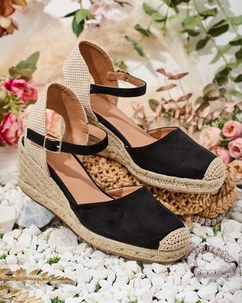 CZARNE ESPADRYLE DAMSKIE MOFINE 38 - zdjęcie 2