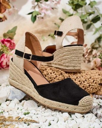 CZARNE ESPADRYLE DAMSKIE MOFINE 38 - zdjęcie 5