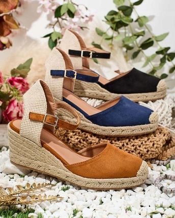 CZARNE ESPADRYLE DAMSKIE MOFINE 38 - zdjęcie 4