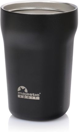 Majestic Sport Kubek Termiczny Ze Słomką Hoody 420Ml Czarne - zdjęcie 2