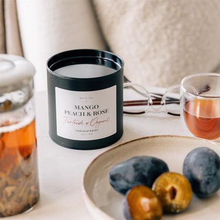Teministeriet Fairtrade Collection Mango Peach &Amp Rose Herbata Sypana 50g - zdjęcie 2