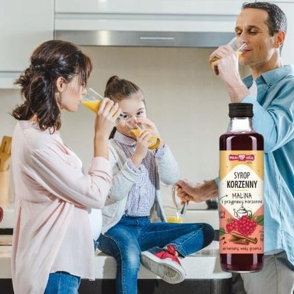 Polska Róża Syrop Korzenny Malina I Przyprawy Korzenne 250ml - zdjęcie 2