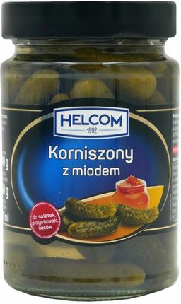 Helcom Ogórki Korniszony Z Miodem 327ml - zdjęcie 2