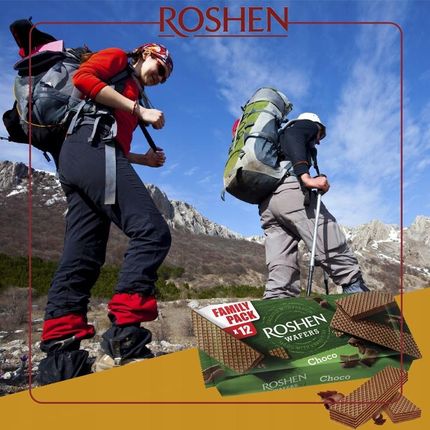 Roshen Pakiet Wafle Choco Kakaowe 8X216g - zdjęcie 2