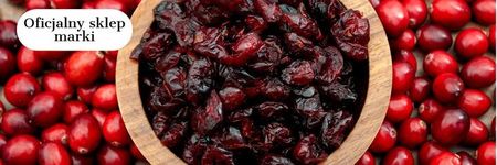 Trzy Ziarna Żurawina Suszona 1kg Cięta Naturalna - zdjęcie 4