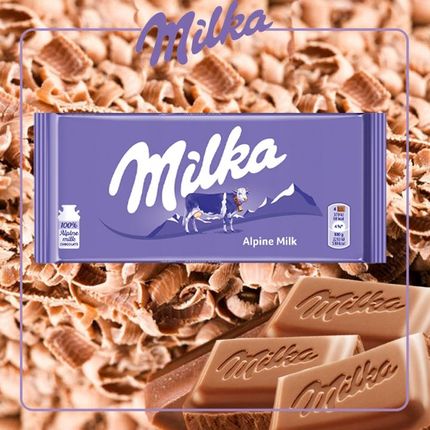 Milka Czekolada Alpine Milk 8X100g - zdjęcie 2