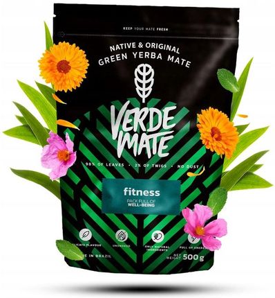 Verde Mate Yerba Green Fitness 500g Z Ziołami - zdjęcie 3