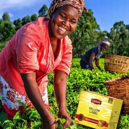Lipton Zestaw Herbata Czarna Granulowana Yellow Label 4X100g - zdjęcie 2