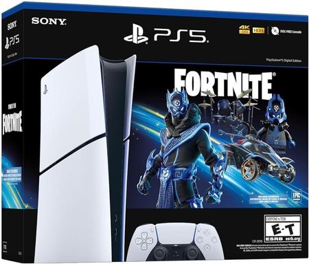 Sony PlayStation 5 Digital Edition Slim + Fortnite Cobalt - zdjęcie 2