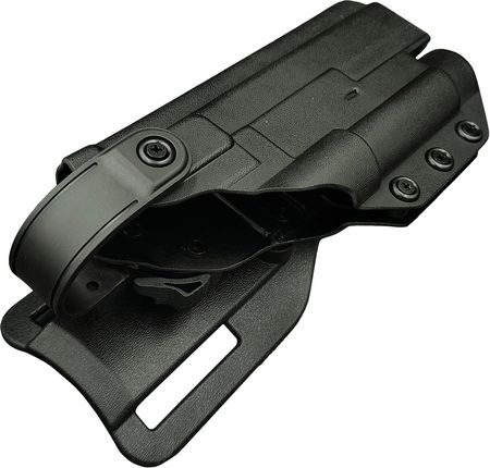 Doubletap Gear Kabura Kydex Owb Strighter Sls Holster Do Pistoletów Glock 19 Z Latarką Tlr-1 Black - zdjęcie 2
