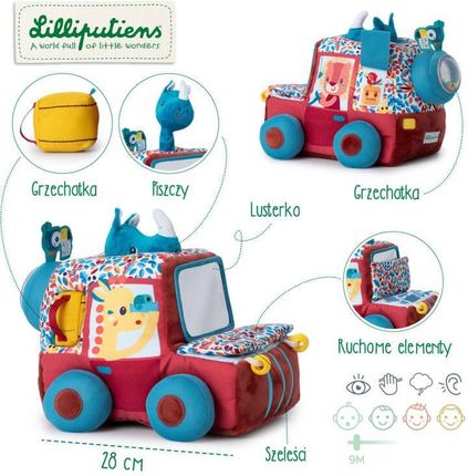 Lilliputiens Samochód Wielofunkcjny Safari Lew Jack 9m+ - zdjęcie 2