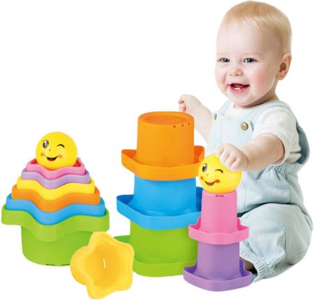 Woopie Baby Piramidka Sensoryczne Kubeczki Gwiazdki + Piłeczka - zdjęcie 5