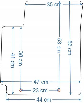 Aldos Kia Picanto 2011-2017R. Czarny Welurowy Kierowcy - zdjęcie 4