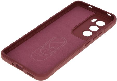 Bizon Pancerne Etui Case Tur Do Oppo Reno 12 Ciemnofioletowe - zdjęcie 2