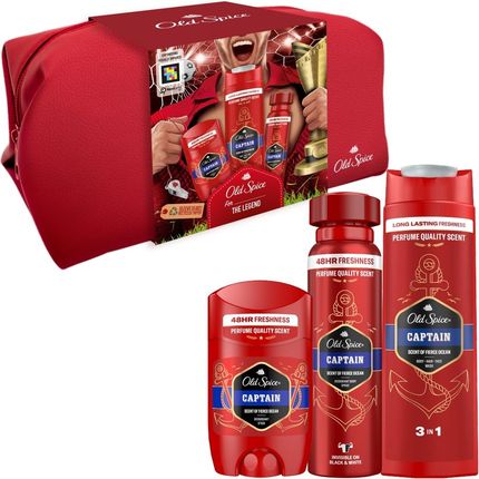 Old Spice Footballer Zestaw: 2 X Dezodorant + Żel Pod Prysznic - zdjęcie 2