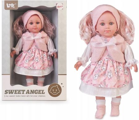 Artyk Lalka Laleczka 38Cm Duża Bobas Długie Włosy Duże Oczy Modne Ubranie Miękka - zdjęcie 5