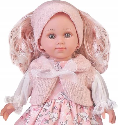 Artyk Lalka Laleczka 38Cm Duża Bobas Długie Włosy Duże Oczy Modne Ubranie Miękka - zdjęcie 4