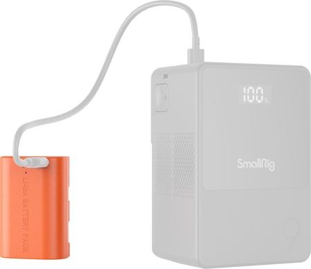 SmallRig 4968 LP-E6NH USB-C POMARAŃCZOWY akumulator z ładowaniem przez USB-C + KABEL do aparatów CANON - zdjęcie 4