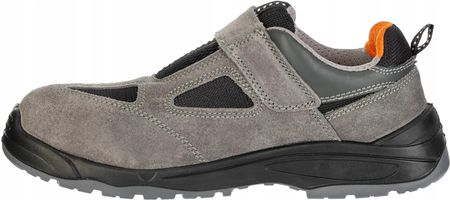 Proof Buty Robocze Ochronne Clas-X 12 S1P Szary Welur - zdjęcie 2