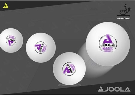 Joola Piłeczki do Tenisa Stołowego Ping Ponga JOOLA Magic ABS Zestaw 72 szt Białe - zdjęcie 2
