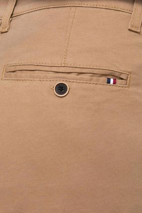 Spodnie męskie chinosy camel SPORTOWE BAWEŁNA 38 - zdjęcie 2