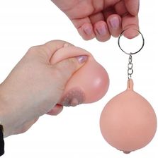 Przydasie Gniotek Antystresowy Cycek Pierś Na Kawalerski Brelok Do Ściskania