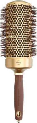 Olivia Garden Expert Blowout Speed Szczotka Do Modelowania Włosów Gold & Brown 65mm - zdjęcie 2