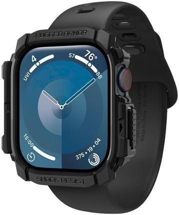 Spigen Rugged Armor Obudowa Do Apple Watch 10 46 Mm Matte Black - zdjęcie 3