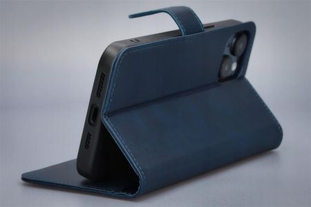 Bizon Etui Z Klapką Case Pocket Do Oppo Reno 12 Pro Granatowe - zdjęcie 2