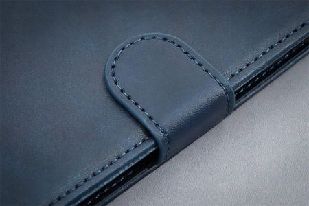 Bizon Etui Z Klapką Case Pocket Do Oppo Reno 12 Pro Granatowe - zdjęcie 6